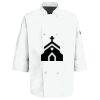 Eight Pearl Button Chef Coat with Thermometer Pocket Thumbnail