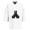 Eight Pearl Button Chef Coat with Thermometer Pocket Thumbnail