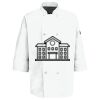 Eight Pearl Button Chef Coat with Thermometer Pocket Thumbnail