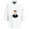 Eight Pearl Button Chef Coat with Thermometer Pocket Thumbnail