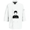 Eight Pearl Button Chef Coat with Thermometer Pocket Thumbnail