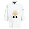 Eight Pearl Button Chef Coat with Thermometer Pocket Thumbnail