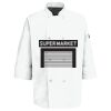 Eight Pearl Button Chef Coat with Thermometer Pocket Thumbnail