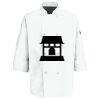 Eight Pearl Button Chef Coat with Thermometer Pocket Thumbnail