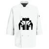 Eight Pearl Button Chef Coat with Thermometer Pocket Thumbnail