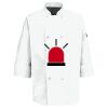Eight Pearl Button Chef Coat with Thermometer Pocket Thumbnail