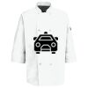 Eight Pearl Button Chef Coat with Thermometer Pocket Thumbnail