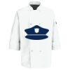 Eight Pearl Button Chef Coat with Thermometer Pocket Thumbnail