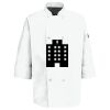 Eight Pearl Button Chef Coat with Thermometer Pocket Thumbnail