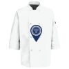 Eight Pearl Button Chef Coat with Thermometer Pocket Thumbnail