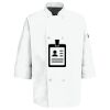Eight Pearl Button Chef Coat with Thermometer Pocket Thumbnail