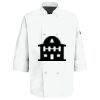 Eight Pearl Button Chef Coat with Thermometer Pocket Thumbnail
