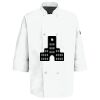Eight Pearl Button Chef Coat with Thermometer Pocket Thumbnail