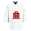 Eight Pearl Button Chef Coat with Thermometer Pocket Thumbnail