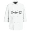 Eight Pearl Button Chef Coat with Thermometer Pocket Thumbnail