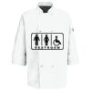 Eight Pearl Button Chef Coat with Thermometer Pocket Thumbnail
