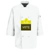Eight Pearl Button Chef Coat with Thermometer Pocket Thumbnail