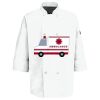 Eight Pearl Button Chef Coat with Thermometer Pocket Thumbnail