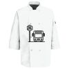 Eight Pearl Button Chef Coat with Thermometer Pocket Thumbnail