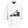 Eight Pearl Button Chef Coat with Thermometer Pocket Thumbnail