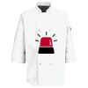 Eight Pearl Button Chef Coat with Thermometer Pocket Thumbnail