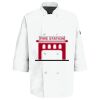 Eight Pearl Button Chef Coat with Thermometer Pocket Thumbnail