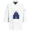 Eight Pearl Button Chef Coat with Thermometer Pocket Thumbnail