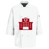 Eight Pearl Button Chef Coat with Thermometer Pocket Thumbnail