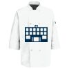 Eight Pearl Button Chef Coat with Thermometer Pocket Thumbnail