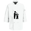 Eight Pearl Button Chef Coat with Thermometer Pocket Thumbnail