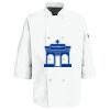 Eight Pearl Button Chef Coat with Thermometer Pocket Thumbnail