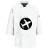 Eight Pearl Button Chef Coat with Thermometer Pocket Thumbnail