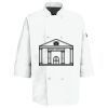 Eight Pearl Button Chef Coat with Thermometer Pocket Thumbnail