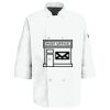 Eight Pearl Button Chef Coat with Thermometer Pocket Thumbnail
