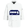 Eight Pearl Button Chef Coat with Thermometer Pocket Thumbnail