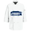 Eight Pearl Button Chef Coat with Thermometer Pocket Thumbnail