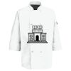 Eight Pearl Button Chef Coat with Thermometer Pocket Thumbnail