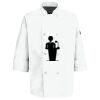 Eight Pearl Button Chef Coat with Thermometer Pocket Thumbnail