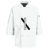 Eight Pearl Button Chef Coat with Thermometer Pocket Thumbnail