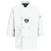 Eight Pearl Button Chef Coat with Thermometer Pocket Thumbnail
