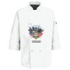 Eight Pearl Button Chef Coat with Thermometer Pocket Thumbnail