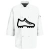 Eight Pearl Button Chef Coat with Thermometer Pocket Thumbnail