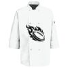Eight Pearl Button Chef Coat with Thermometer Pocket Thumbnail