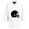 Eight Pearl Button Chef Coat with Thermometer Pocket Thumbnail