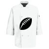 Eight Pearl Button Chef Coat with Thermometer Pocket Thumbnail