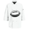 Eight Pearl Button Chef Coat with Thermometer Pocket Thumbnail