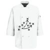 Eight Pearl Button Chef Coat with Thermometer Pocket Thumbnail