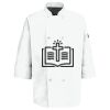 Eight Pearl Button Chef Coat with Thermometer Pocket Thumbnail