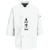 Eight Pearl Button Chef Coat with Thermometer Pocket Thumbnail