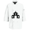 Eight Pearl Button Chef Coat with Thermometer Pocket Thumbnail